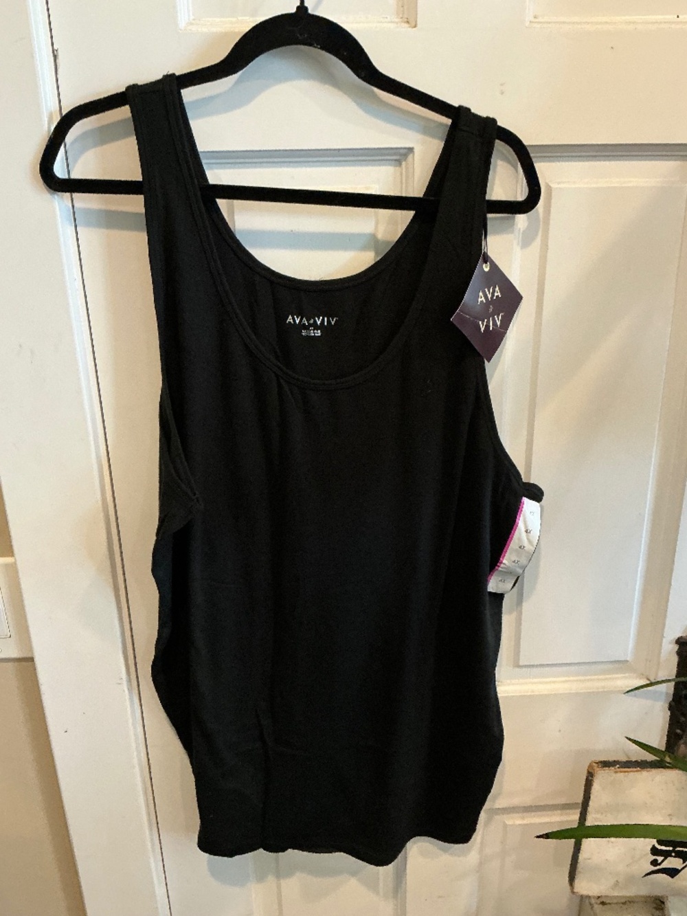 Ava Viv tank or camisole in black!  Brand new with tags!  Plus size 4x!